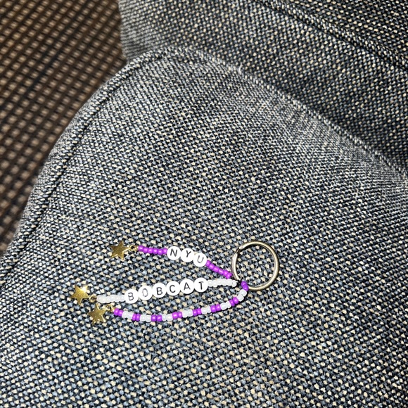 NYU keychain
